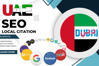 create 200 best local citations for dubai uae for local SEO