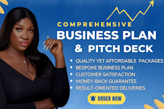 write detailed business plan for startups and loan application, grant writing