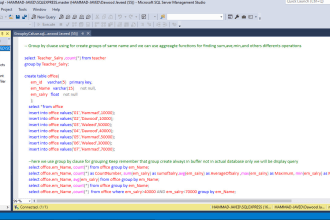 create and optimize database erds queries and tasks on ms sql postgresql oracle