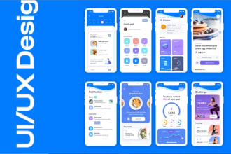 do UI UX design, website, dashboard, mobile app UI UX design