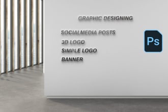 be your personal photoshop expert and graphic designer