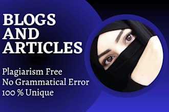 write seo articles, blogpost, content for your blog