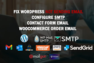 fix or configure wordpress SMTP mail not sending issues