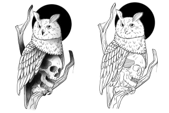 Hot Review!  create and illustrate a tattoo design for you