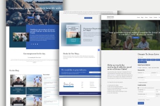 build a christian ministry blog website