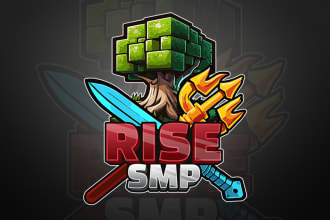 brand gaming minecraft server logo design and other