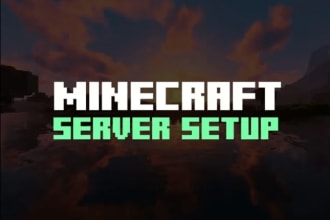 develop minecraft server for you