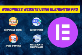 create a stunning wordpress website using elementor pro