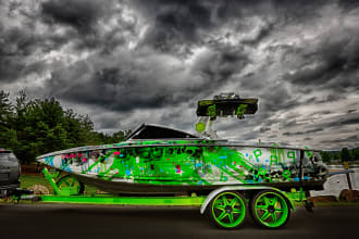 create attractive professional boat and ship wrap design