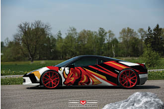 create professional stunting racing car wrap design