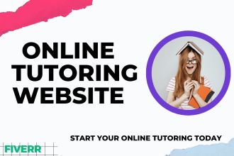 create online education private tutoring lms website