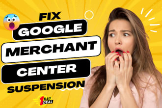 fix google merchant center suspension