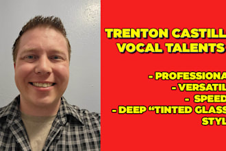be your long form narrator with deep and strong voice