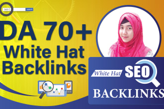 do white hat SEO backlink service with high da link building