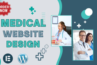 design medical and healthcare website with unique design