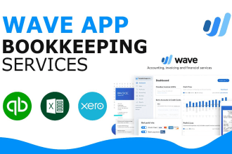 do bookkeeping, bank reconciliation, and profit and loss in wave