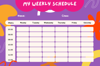 design weekly or daily planner, social media posts in 1 hour