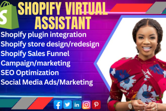be your shopify store marketing manager virtual assistant and SEO mentor