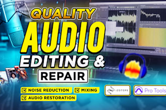 clean, repair and restore audio