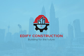 create eye catchy real estate, property, home, construction, plumbing logo