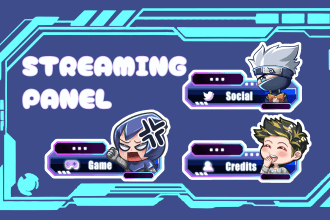 create streaming panels for you