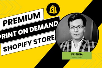 create a branded print on demand shopify store