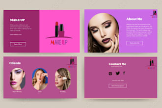 make instagram page and static website on canva