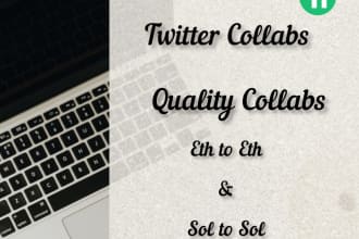 be twitter collab manager and promoter