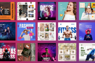 design any social media posts graphics, social media post design