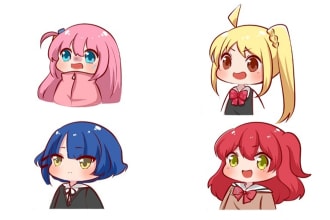 draw a cute chibi character for you