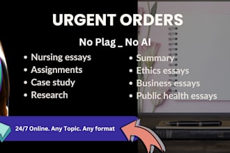 do nursing essays, healthcare researches, and essays