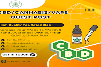 give premium guest post on cannabis, marijuana or cbd sites