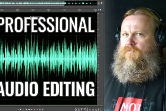 clean, edit, and convert your audio