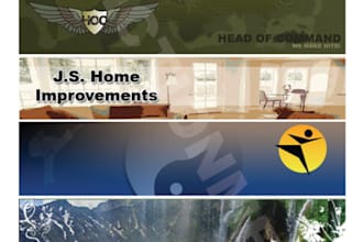 design a website header