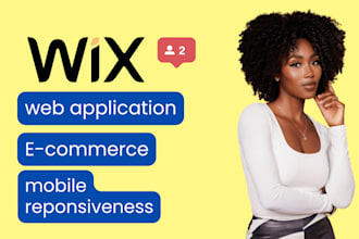 build wix website development wix design redesign  wix business website