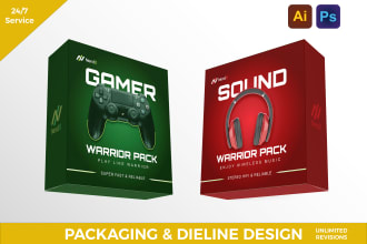 make unique product packaging and box design