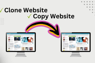 clone website, copy website, redesign or duplicate any website