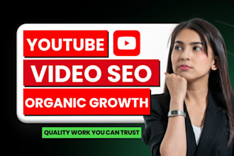 do youtube SEO to boost rankings and organic views