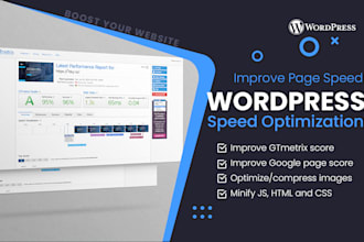increase wordpress website speed optimization on gtmetrix and google page speed