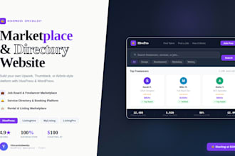 build a hivepress job board, freelancer marketplace or service directory website