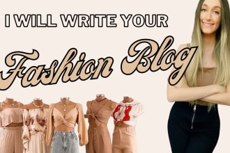 be your fashion blog seo content writer