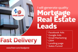 generate mortgage home loan real estate housing mortgage broker insurance leads