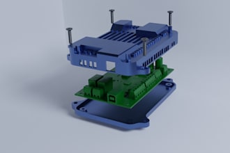 design pcb circuit board cases or enclosures ready for 3d printing and cnc