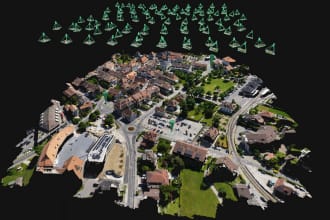 process uav imagery data and generate photogrammetry for gis analyze, quickly