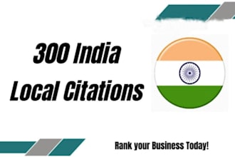 build top india local citations in 24 hrs