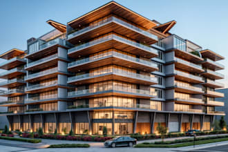exterior design, render sketchup 3d model, architectural interior visualization
