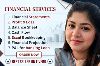 be your financial analyst, accountant, and prepare financial statements