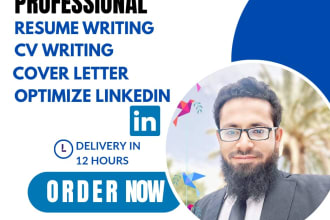 design a marketing resume, writing cover letter and linked