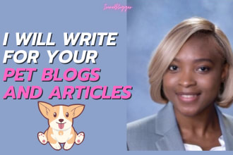 write dog articles and pet blog content