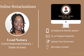 provide online notary services for you